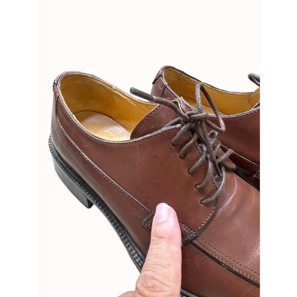 Coach J995 Malone men’s brown leather dress shoes oxfords size 7.5D SKU 4403 - Picture 4 of 15